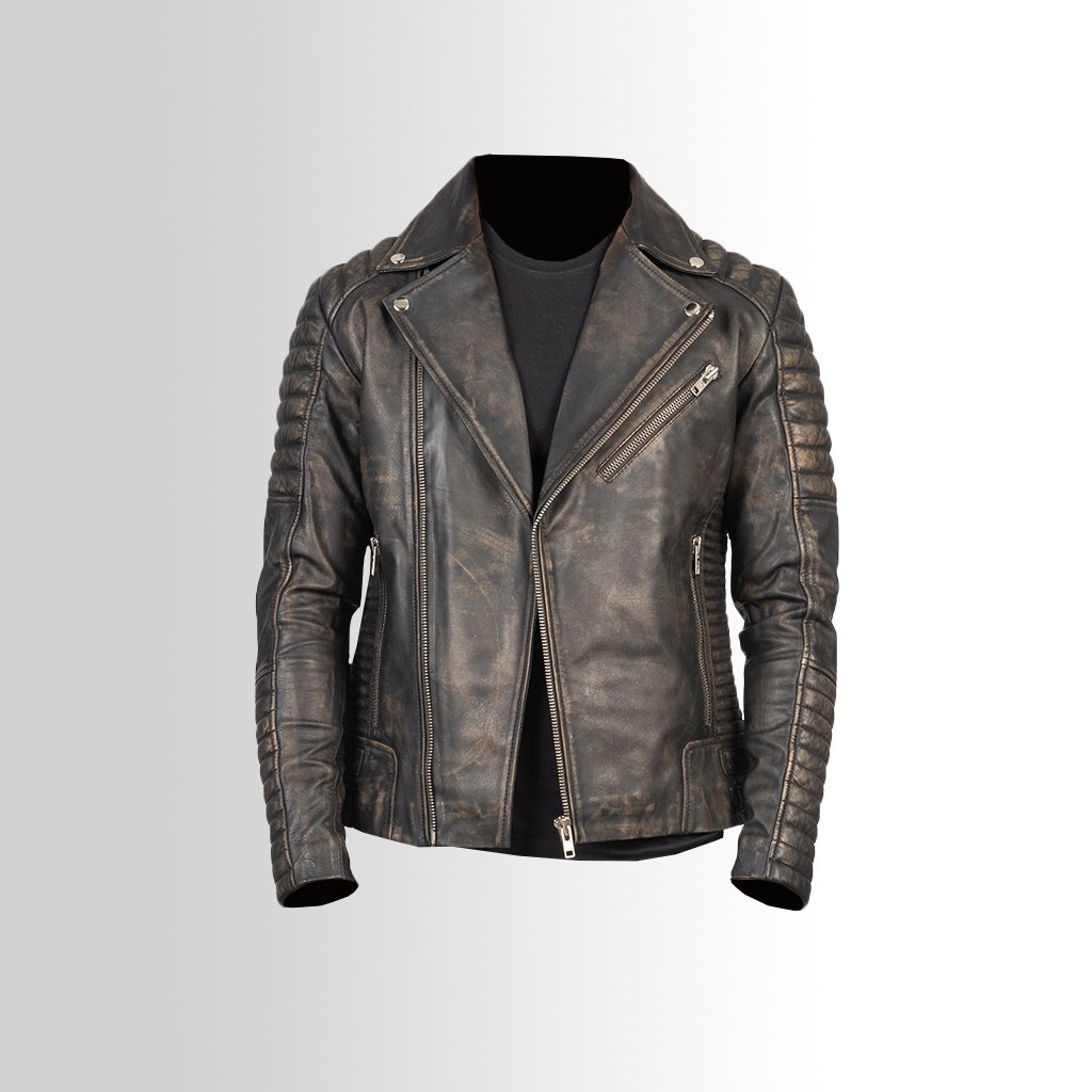 1-7.jpg HERR NY JONISK SVART SKINNJACKA - Image 1